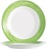 Teller BRUSH GREEN flach rund Fahne, Ø 23,5 cm