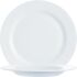 Teller INTENSITY WHITE flach rund Fahne, Ø 24 cm, weiß