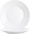 Teller RESTAURANT WHITE flach rund Fahne, Ø 19,5 cm, weiß