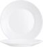 Teller RESTAURANT WHITE flach rund Fahne, Ø 23,5 cm, weiß