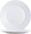Teller STAiRO WHITE flach rund Fahne, Ø 23,5 cm, weiß