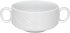 Suppenobertasse DONNA SENIOR, 0,5 ltr., weiß mit Relief