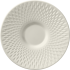 Espresso-Untertasse PURITY REFLECTIONS rund, Ø 14 cm, creme mit Relief