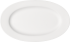 Platte MAÎTRE oval flach Fahne, 38 x 22 cm, weiss