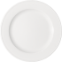 Teller BONN/BISTRO flach rund Fahne, Ø 23 cm, weiß