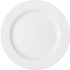 Teller BONN/BISTRO flach rund Fahne, Ø 27 cm, weiß
