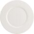 Teller NEAT CREAM flach rund Fahne, 28 cm, creme