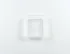 EURO-Deckel quadratisch natur-transparent, 125 x 125 mm, PP