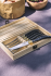 Edle Steakmesser-Box aus Kiefernholz, inkl. 6 Steakmesser mit schwarzem Pakkaholzgriff