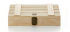 Edle Steakmesser-Box aus Kiefernholz, inkl. 6 Steakmesser mit schwarzem Pakkaholzgriff