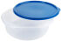 Hefeteigschüssel 6 ltr., PP transparent, mit Deckel blau