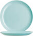 Teller DIWALI LIGHT TURQUOISE flach rund coup, Ø 25 cm, türkis