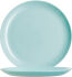 Teller DIWALI LIGHT TURQUOISE flach rund coup, Ø 27 cm, türkis