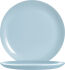 Teller DIWALI PARADISE BLUE flach rund coup, Ø 25 cm, blau