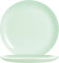 Teller DIWALI PARADISE GREEN flach rund coup, Ø 25 cm, grün