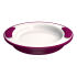 Thermoteller 270 ml, Ø 25,5 cm, brombeer/weiß