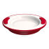 Thermoteller 270 ml, Ø 25,5 cm, rot/weiß