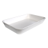 Thekenschale 42 x 28 cm, Duroplast weiß