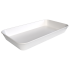 Thekenschale 29 x 16 cm, Duroplast weiß