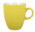 Becher mit Henkel, 0,25 ltr., gelb