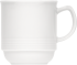 Kaffeebecher DIALOG, 0,26 ltr., weiß mit Relief