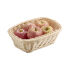 Tisch- & Buffetkorb ECONOMIC eckig, 23 x 17 cm, hellbeige