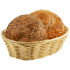 Brotkorb BASIC oval, 18 x 12 cm, natur