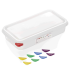 GN 1/3-65 mm tief, GN 86 Gastronormbehälter inkl. Deckel, PP transparent BPA-frei