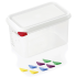 GN 1/4-150 mm tief, GN 86 Gastronormbehälter inkl. Deckel, PP transparent BPA-frei 