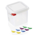 GN 1/6-150 mm tief, GN 86 Gastronormbehälter inkl. Deckel, PP transparent BPA-frei