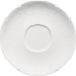 Kombi-Untertasse MOZART rund, Ø 16 cm, weiß mit Relief