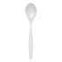 Menülöffel, 19 cm lang, SAN-Kunststoff weiß