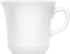 Obertasse BONN/BISTRO Glockenform, 0,22 ltr., weiß