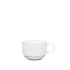 Kaffee-Obertasse AMBIENTE, 0,18 ltr., weiß mit Relief