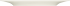 Platte PURITY oval Fahne, 24 x 18 cm, creme