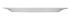 Platte IMPERIAL oval Fahne, 31 cm, weiß mit Relief