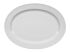 Platte IMPERIAL oval Fahne, 31 cm, weiß mit Relief