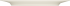 Platte PURTIY oval Fahne, 33 x 24 cm, creme