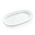 Servierplatte oval, 36 x 21 cm, weiß