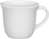 Schoko-Obertasse DONNA, 0,21 ltr., weiß mit Relief