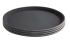 Tablett OLYMPIA KRISTALLON rund, Ø 35,6 cm, PP schwarz mit Antirutschbelag