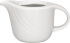 Unterteil zu Teekanne DONNA, 0,35 ltr., weiß mit Relief