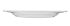 Teller IMPERIAL flach rund Fahne, Ø 27 cm, weiß mit Relief