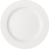 Teller BONN/BISTRO flach rund Fahne, Ø 24 cm, weiß 