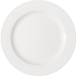 Teller BONN/BISTRO flach rund Fahne, Ø 25 cm, weiß