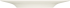 Teller PURITY flach rund Fahne, Ø 17 cm, creme