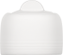 Zuckerdose DIALOG mit Deckel, 0,18 ltr., weiß mit Relief