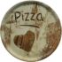 Pizzateller NAPOLI FLOUR Dekor Z31 rund, Ø 31 cm