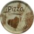 Pizzateller NAPOLI FLOUR Dekor Z31 rund, Ø 33 cm