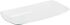 Platte TOKIO WHITE rechteckig, 25 x 14 cm, weiß